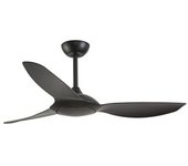 Ventilador De Techo De Tres Aspas Cefiro + 132 Cm Negro