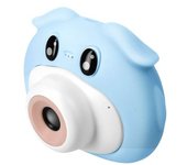 Cámara Fotos Infantil Modo Selfie Vídeos 1080p Diseño Kawaii Maxlife Azul