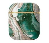 Estuche Para Airpods 1 Y 2 Golden Jade Marble
