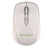 Ratón Inalámbrico Green Tellur, 2,4 Ghz, Nano Receptor, Crema