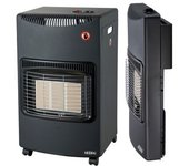 Estufa De Gas Catalítica Butano Kekai New Slim 42x26x73 Cm Plegable | Potencia 1500w/4200w | Certificado Energético A | 4 Ruedas