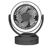 Ventiladores De Mano Con Motor Mini Ventilador Eléctrico Portátil 10000mah Batería Usb Recargable Camping Clip De Techo Ventilador Con Lámpara De Mesa