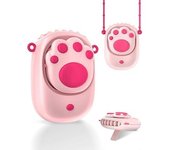 Ventilador De Cuello, Ventilador Portátil Con Batería, 3 Velocidades De Viento, Ventilador De Escritorio Recargable Usb Para Oficina, Ventilador