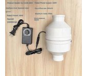 Ventilador De Conducto De Tubería En Línea Silencioso Para El Hogar, Ventilación Para Baño, Cocina, Inodoro, Ventana Eléctrica, Extractor De Pared,