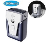 Ventilador De Cintura Con Clip Usb, Ventilador Inalámbrico Sin Aspas, Batería Externa De 12000mah, Aire Acondicionado Usb De 3 Velocidades, Mini