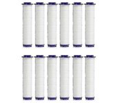12 Uds. Filtros De Cabezal De Ducha Turbo Ventilador Compatible Con Hélice Portátil Boris