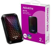 Ssd Externo|adata|se770g|2tb|usb-c|usb 3.2|velocidad De Escritura 800 Mbytes/seg|velocidad De Lectura 1000 Mbytes/seg|ase770g-2t