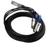 Mikrotik Xq+bc0003-xs+ Cable Infiniband 3 M Qsfp28 4x Sfp28 Black,chrome