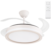 Ventilador De Techo Led 59w 5900lm Cct Dc Ultra Silencioso Con Mando A Distancia Función Verano-invierno
