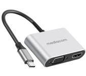 Mediacom Md-c308 Adaptador Gráfico Usb Plata