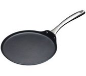 Masterclass Sartén Antiadherente De Acero Al Carbono Para Tortitas, Tortillas Y Tawa Roti Con Antiadherente Ptfe, Pfoa Y Libre De Bpa, 24 Cm - Negro