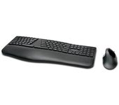Kensington - Teclado Y Ratón Inalámbricos Pro Fit Ergo (negro)