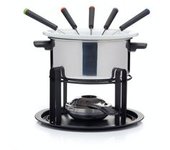 Kitchencraft Juego De Fondue 3 En 1 Con Tenedores Codificados Por Colores (para Fondue De Chocolate, Carne Y Queso)