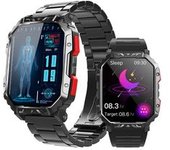 Szsmart F407 Reloj Inteligente Para Hombre Bluetooth Llamadas Al Aire Libre Resistente Al Agua-negro