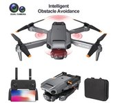 Szsmart P8 Drone Con Doble Cámara 4k Esc Hd (2 Baterías - Autonomía: 12 Min - Negro)