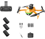 Szsmart S5s Mini Drone Con Cámara 4k Hd Para Evitar Obstáculos Con Láser (3 Batería - Auto