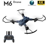 M6 Mini Dron Teledirigido 4k Duración De La Batería: 15 Min Azul
