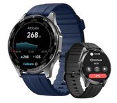 Szsmart Gtx15 Gps Reloj Inteligente Para Hombre 3atm Monitor De Ritmo Cardíaco Impermeable Energía Corporal Azul