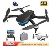 Szsmart S6s Mini Drone Gps, 5g Wifi Fpvrc(4k - Alcance: 25 Min - Negro)
