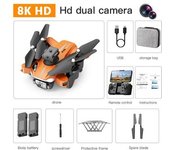 Drone Plegable P11s Con Doble Cámara 8k Y 360° Para Evitar Obstáculos 2 Baterías Duración