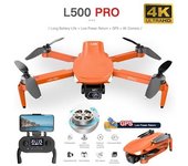Szsmart Gps L500pro Drone (4k - Alcance: 25 Min - Naranja)