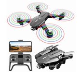 Szsmart K106 Rc Drone Con Doble Cámara 4k Led Luz Hélice (batería 3 - Autonomía: 15 Min -