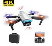 Drone Teledirigido S98 Con Doble Cámara 4k Duración De La Batería: 15 Min Sliver