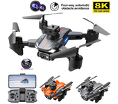 P11s Drone Plegable Con Doble Cámara 8k Y 360° Para Evitar Obstáculos 2 Baterías Duración