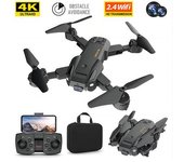 Szsmart Q6 Drone Con Doble Cámara 4k Hd (3 Batería - Autonomía: 15 Min - Negro)