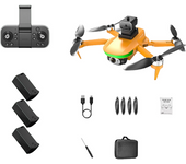 Szsmart S5s Mini Drone Con Cámara Láser 6k Hd Para Evitar Obstáculos (3 Baterías - Autonom
