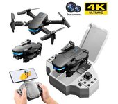 Ky910 Mini Drone Plegable Con Doble Cámara 4k (1 Batería - Duración Batería: 12 Mi Szsmart
