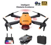 P8 Drone Con Doble Cámara 4k Esc Hd 1 Batería Autonomía: 12 Min Naranja