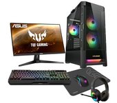 Epical-q Ordenador Gaming Pack Gplus52 Intel Core I7 12700f, 32gb, 1tb Ssd, Rtx 4060 + Monitor 24" + Combo Gaming