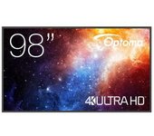 Optoma N3981k Pantalla Plana Para Señalización Digital 2,49 M (98") Led Wifi 500 Cd / M² 4k Ultra Hd Negro Android 11 24/7