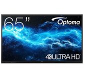 Optoma 3652rk Panel Plano Interactivo 165,1 Cm (65") Led Wifi 400 Cd / M² 4k Ultra Hd Negro Pantalla Táctil Android 11