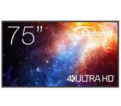 Optoma N3751k Pantalla Plana Para Señalización Digital 190,5 Cm (75") Led Wifi 450 Cd / M² 4k Ultra Hd Negro Android 11 24/7