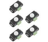 5 Uds 24v Dc 12v 8a Interruptor De Sensor De Movimiento Pir Ajustable Automático Módulo De Interruptor De Luz Detector Infrarrojo Ir Para Tira Led