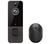 Timbre Inalámbrico Con Cámara Hd 1080p, Timbre Con Vídeo Wifi Con Batería, Visión Nocturna, Comunicación Bidireccional, Soporte De Almacenamiento En