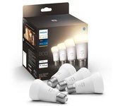 Philips Hue Blanco E27 A60 800lm Paquete De 4