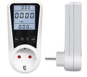 Medidor De Potencia Digital De Ca, Medidor De Energía Lcd, Monitor De Potencia, Enchufe Europeo