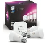 Philips Hue Starter Kit Blanco Color Ambiance 3xe27