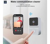 Timbre Inalámbrico Inteligente Z30, Timbre Con Wifi Para El Hogar, Intercomunicador Visual Para El Hogar
