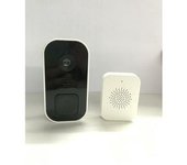 Timbre Con Vídeo Con Reloj Interior Timbre De Seguridad Inalámbrico Vigilancia Del Hogar Video Timbre Cámara Macaron,m1