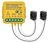 Medidor De Energía Wifi Bilateral Tuya 80a Con Abrazadera Ct Kwh Medidor De Consumo De Electricidad Para Alexa Home(b)