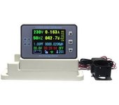 2,4 Pulgadas Ac100a Batería De Carga Solar Medidor De Coulomb Voltímetro Kit Capacidad Monitor Corriente