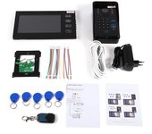 7'' Touch Lcd Rfid Video Teléfono Intercomunicador Timbre Sistema De Contraseña De Seguridad Para El Hogar