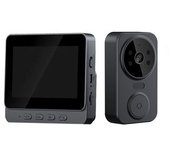 Videoportero M12 Con Timbre Para El Hogar, Con Pantalla, Inalámbrico, Inteligente, Videovigilancia Hd, Voz Dingdong