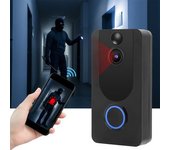 Videoportero Inalámbrico Inteligente, Intercomunicador Con Control Remoto, Lente De 140°, Visión Nocturna, Seguridad Para El Hogar