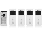 Smartwares Intercomunicador Con Vídeo Para 4 Viviendas 20,5x8,6x2,1 C