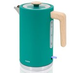 Nordic Hervidor Agua Eléctrico 1,7l Inalámbrico Ebullición Rápida, Libre De Bpa, Base De 360° Verde 2200w Briebe Kt1165gre